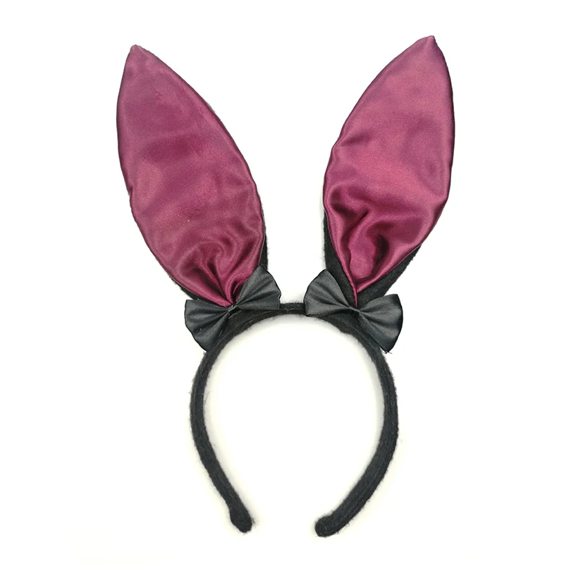

Cute Bow Bunny Ear Headband Easter Party Decoration Cosplay Bunny Girl Headband Performance Take Photo Props
