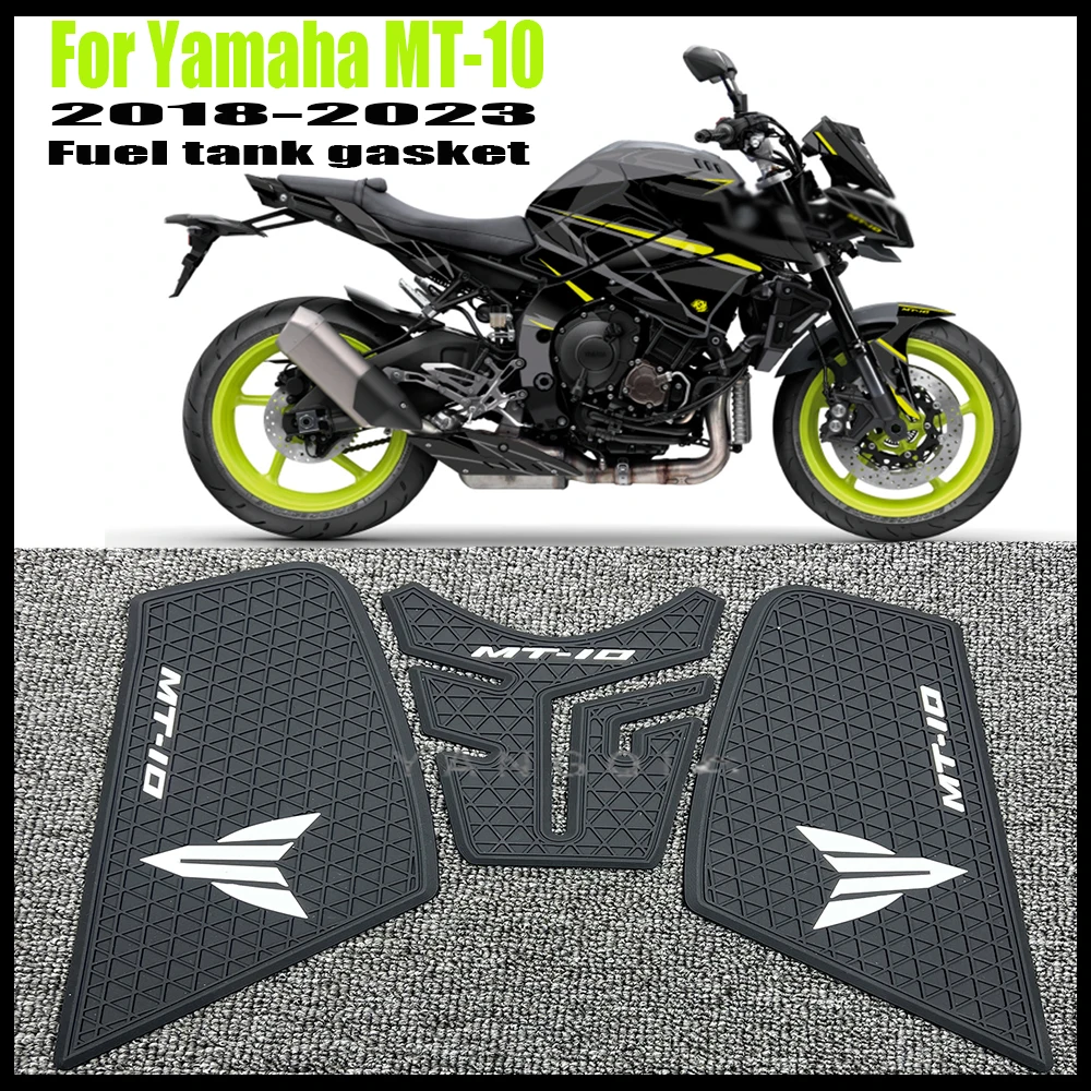 MT10 Motorcycle Fuel Tank Traction Pad Anti-slip Sticker Applicable For Yamaha MT-10 2018 2019 2020 2021 2022 2023