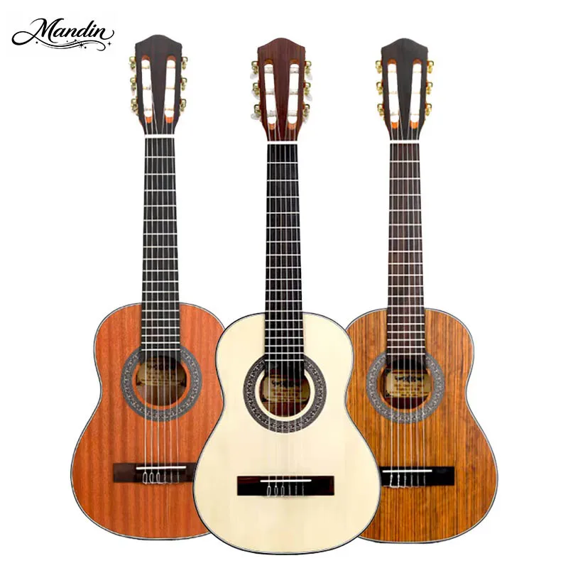 

Mandin Classical guitar 39 34 36 30 inches Electric Box Carbon fiber Children