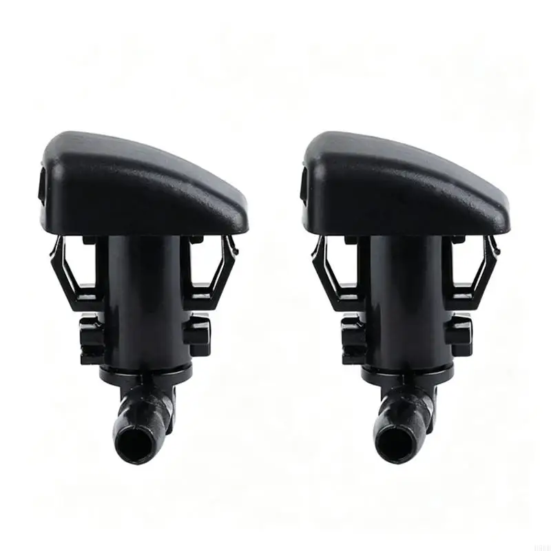 Washer Nozzle Pair for Windshield Washer Maintenance 8E5Z17603A, Two Nylon Nozzles for Replacing Clogged or Damaged Washer H9EE