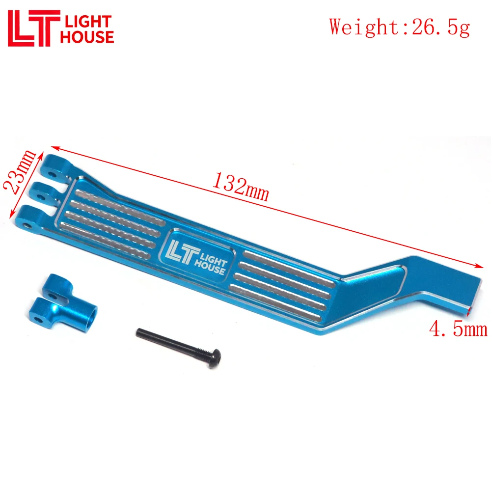 

LIGHT HOUSE-Aluminum Battery Plate Board for TRX MINI MAXX BL-2s 4WD Brushless Monster Truck, Upgrade Parts, 7075, 107154-1