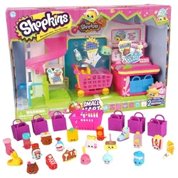 Shopkins Season Blind Box 1/2/3 Shopping Elf Set Toy Supermarket Kitchen Scene Dollhouse Miniature Girl Children's Birthday Gift