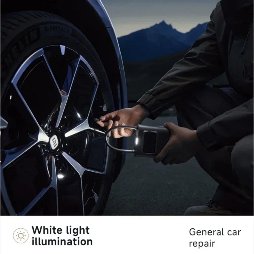 مضخة هواء Xiaomi Mijia 2 Pro ضاغط هواء كهربائي محمول Mi كنز قابل للنفخ 150 رطل لكل بوصة مربعة ضغط عالي f لسيارة دراجة كرة القدم #2