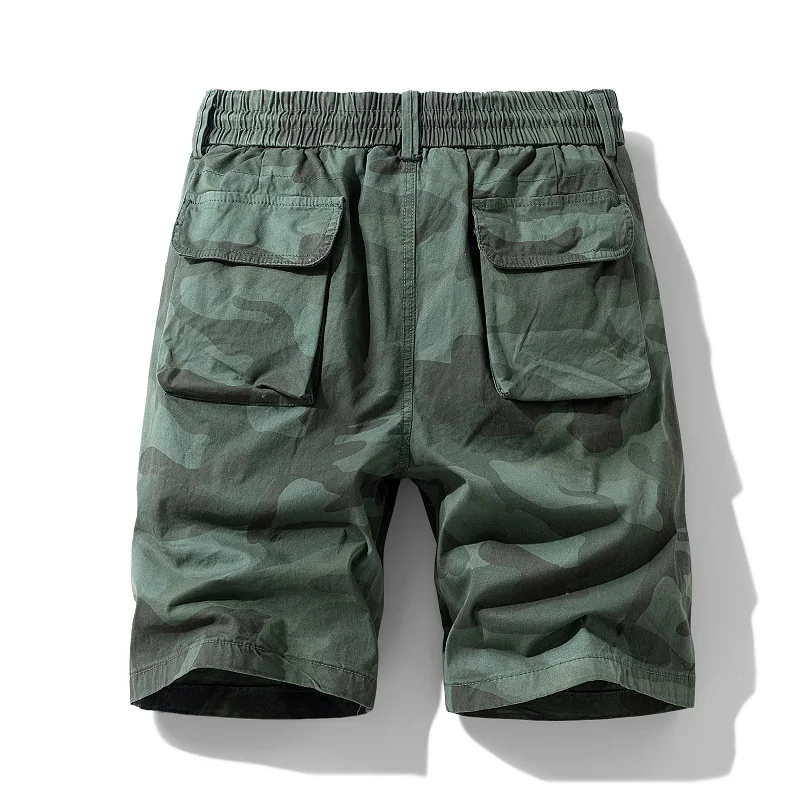 New Summer Men Cotton Cargo Camouflage Shorts abbigliamento uomo Casual Breeche Bermuda Beach Jogger Shorts maschio Hot Dropshipping