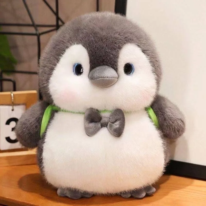 Weiches fettes Pinguin-Plüschtier, süßes Paar, Pinguin-Fell-Puppe, Spielzeug, Heimdekoration, Spielzeug, Plüsch, Geburtstagsgeschenk – Detail 3