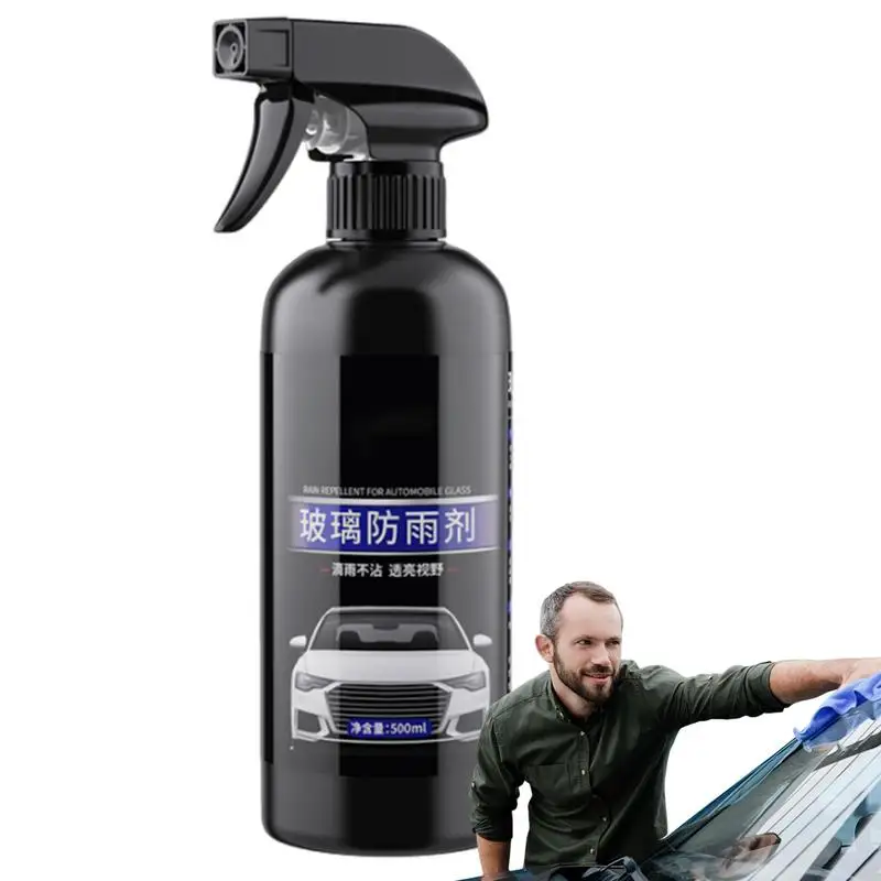 

Anti Fog Windshield Spray Powerful Car Windshield Spray Windshield Rain And Water Repeller 500ml Antifogging Rainproof Agent