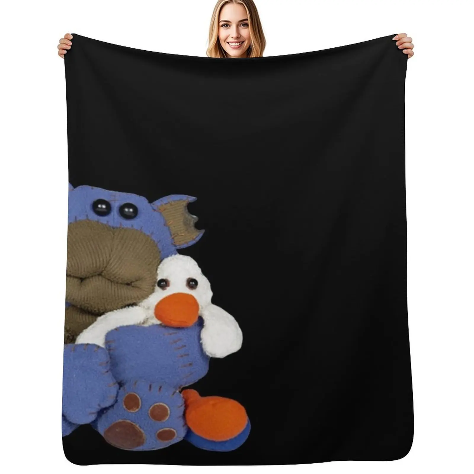 

Nev the bear Throw Blanket Warm Accent Blanket for Living Room Decoration