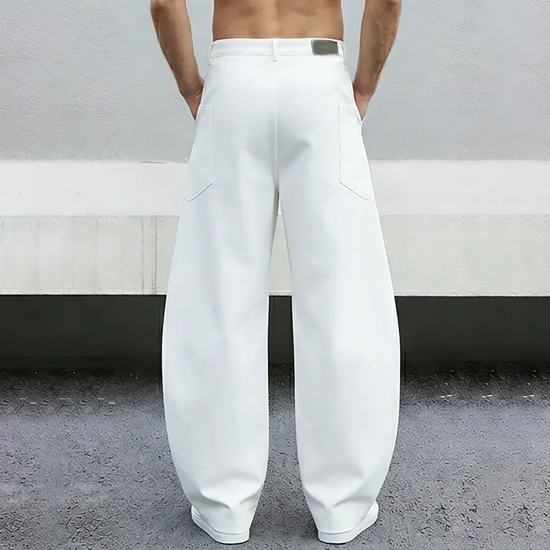 Men's Loose Straight Wide-Leg  - Street Fashion Korean 评论和价格