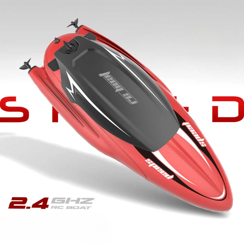 RC Speed Boat Modelo com Controle Remoto, Brinquedo Iate Elétrico, Terminado Corrida Presente