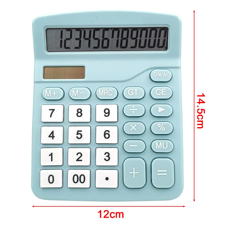 12 Digits Electronic Calculator Desktop Calculators Home Office School Solar Energy Calculators Financial Accounting Tools