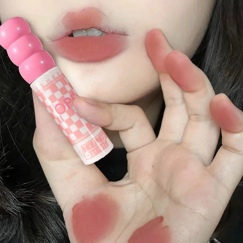 ベルベットマットリップグロス長持ちブラッシュアイシャドウスムーズ多目的美容クリーム防水ヌードリップティントメイクアップ化粧品