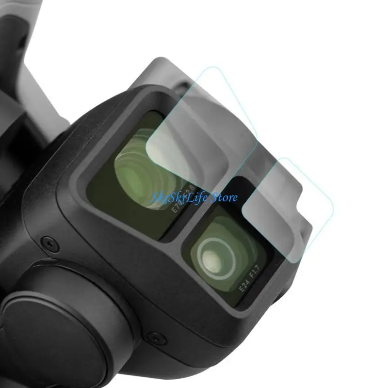 E65E Durable Tempered Glass Lens Covers for Air 3 Glass Film Scratch Proof, Oil Repellents, Hassle Installation