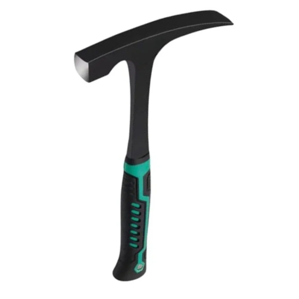High Carbon Steel Geology Hammer With Magnetic Slot And Ergonomic TPR Handle For Geological Exploration Mining Stonework Hand To