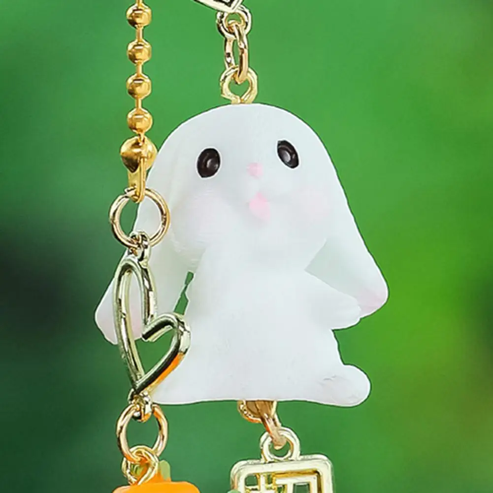 Creative Zodiac Rabbit Pendant Adorable Car Pendant Lucky Charm Lovely Hanging Bunny Pendant Car Decor  Best Wishes