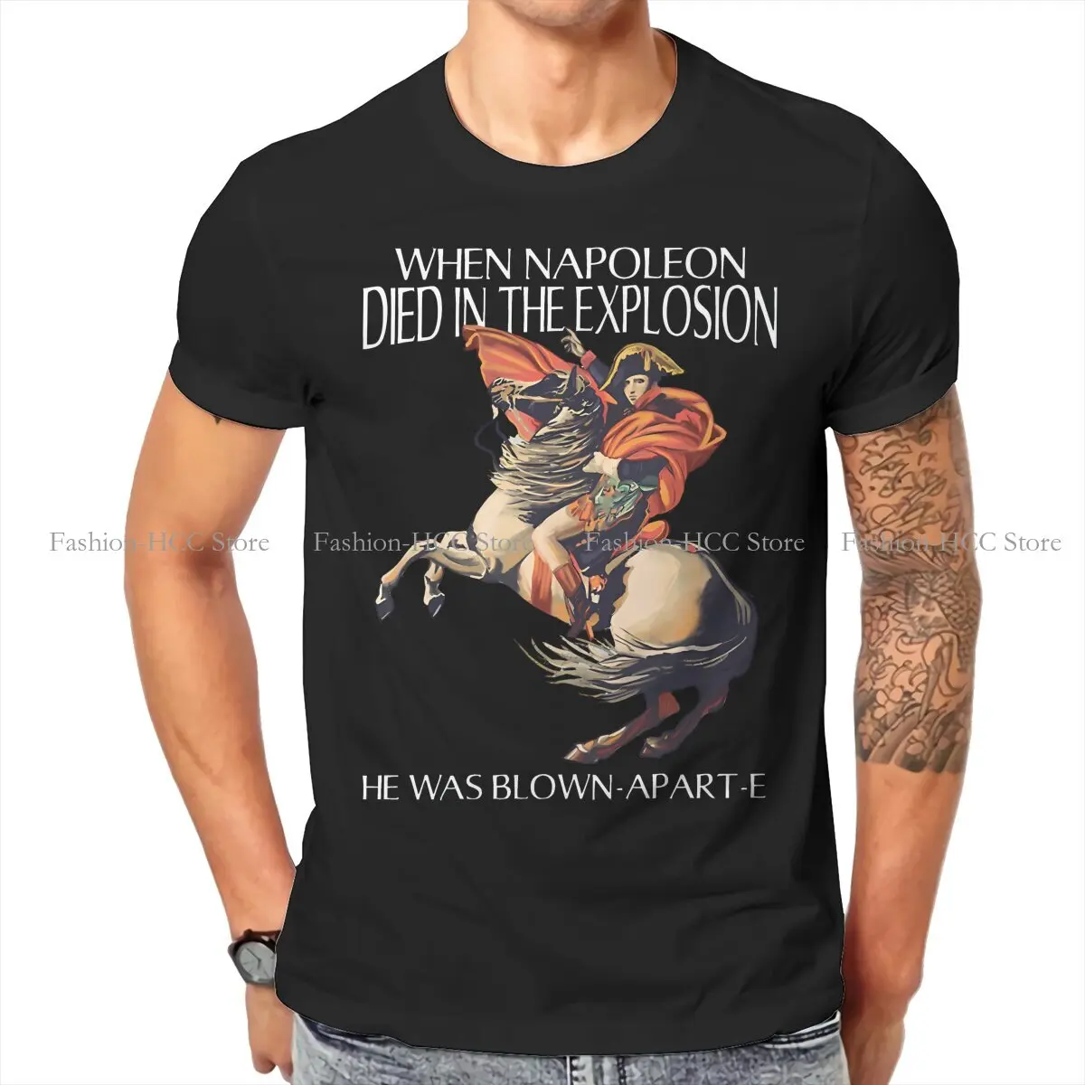 French Revolution Epic Transformation TShirt for Men Napoleonic French Revolution Joke And Napoleon Bonaparte T Shirt