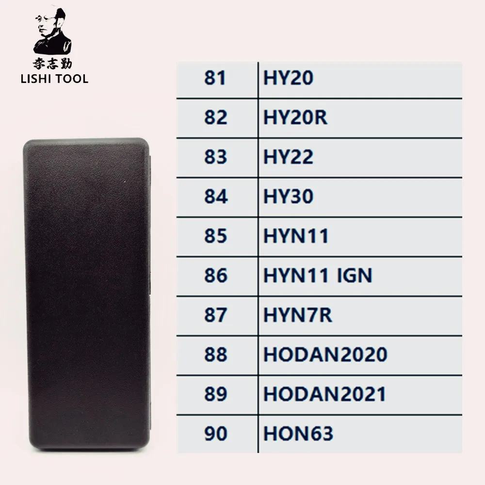 81#-90# Lishi tool 2 in 1 HY20 HY20R HY22 HY30 HYN11 HYN11 IGN HYN7R HONDA2020 HONDA2021 HON63