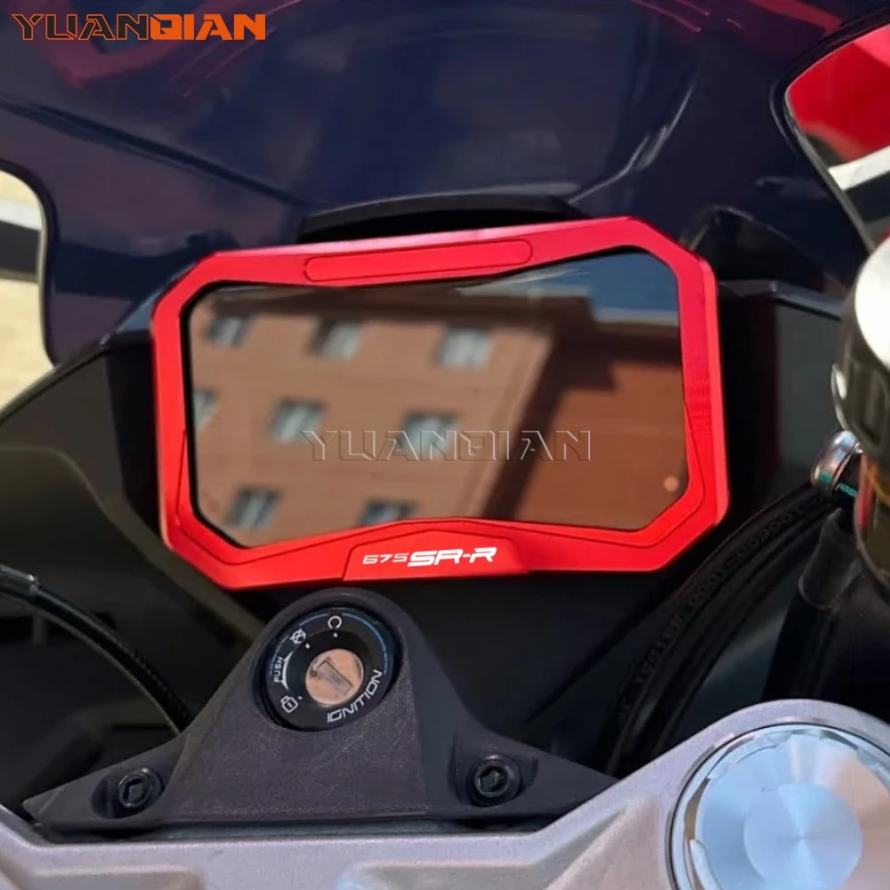 

675 SS SR-R TFT Anti Theft Dashboard Bezel Frame Cover Instrument Display Guard Protector For CFMOTO CF MOTO 675NK 675SS 675SRR