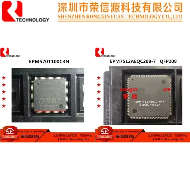 

1 pcs/lot EPM570T100C3N EPM570T100C3 TQFP100 100% New original EPM7512AEQC208-7 EPM7512AEQC208 QFP208 100% New original