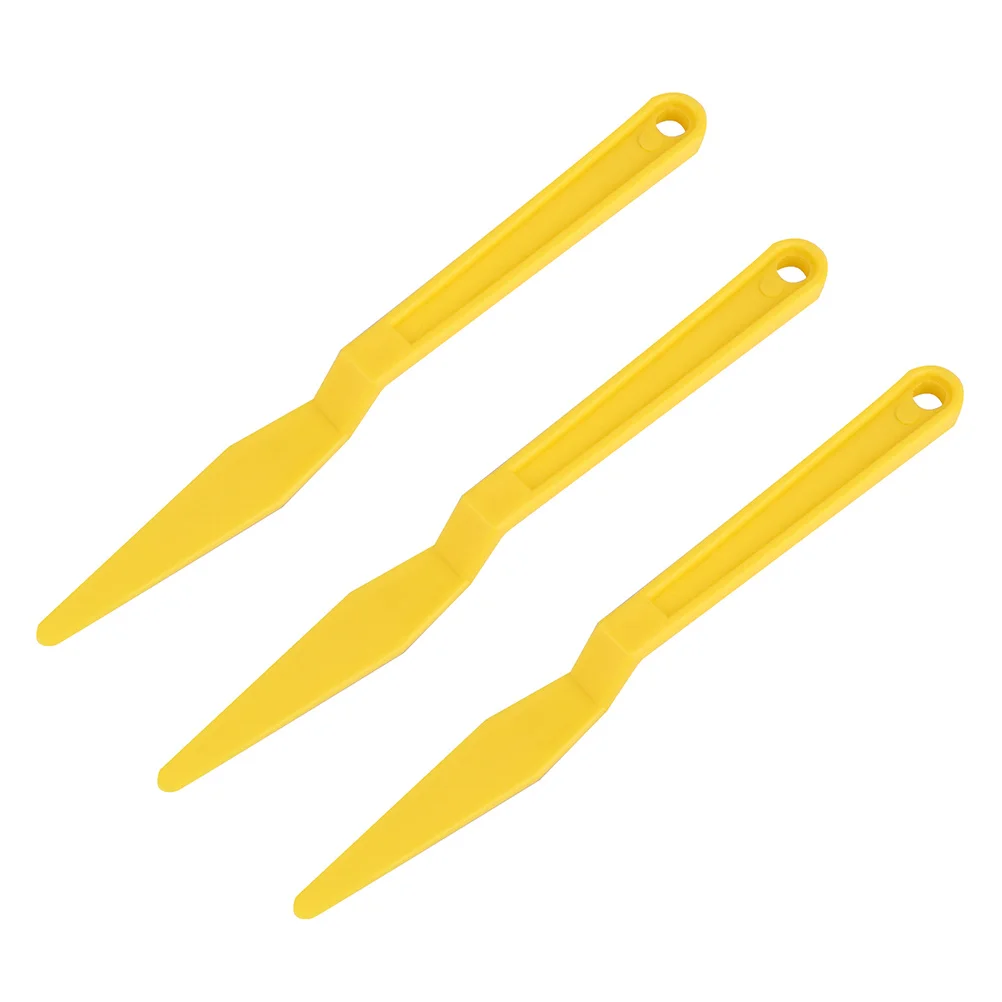 3 Pcs Scraper Film Squeegee Bubble Scrapers Car Tint Tools Plastic Spatula Vehicle Body Wrap Ppf