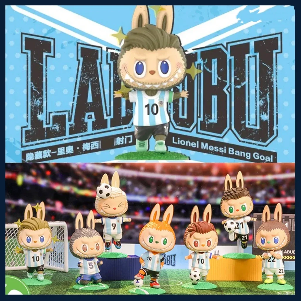 

POP MART LABUBU ASOCIACION DEL FUTBOL ARGENTINO Series Blind Box Mystery Box Caixa Sorpresa Girls Аниме Фигурки Орнамент Коллекционировать