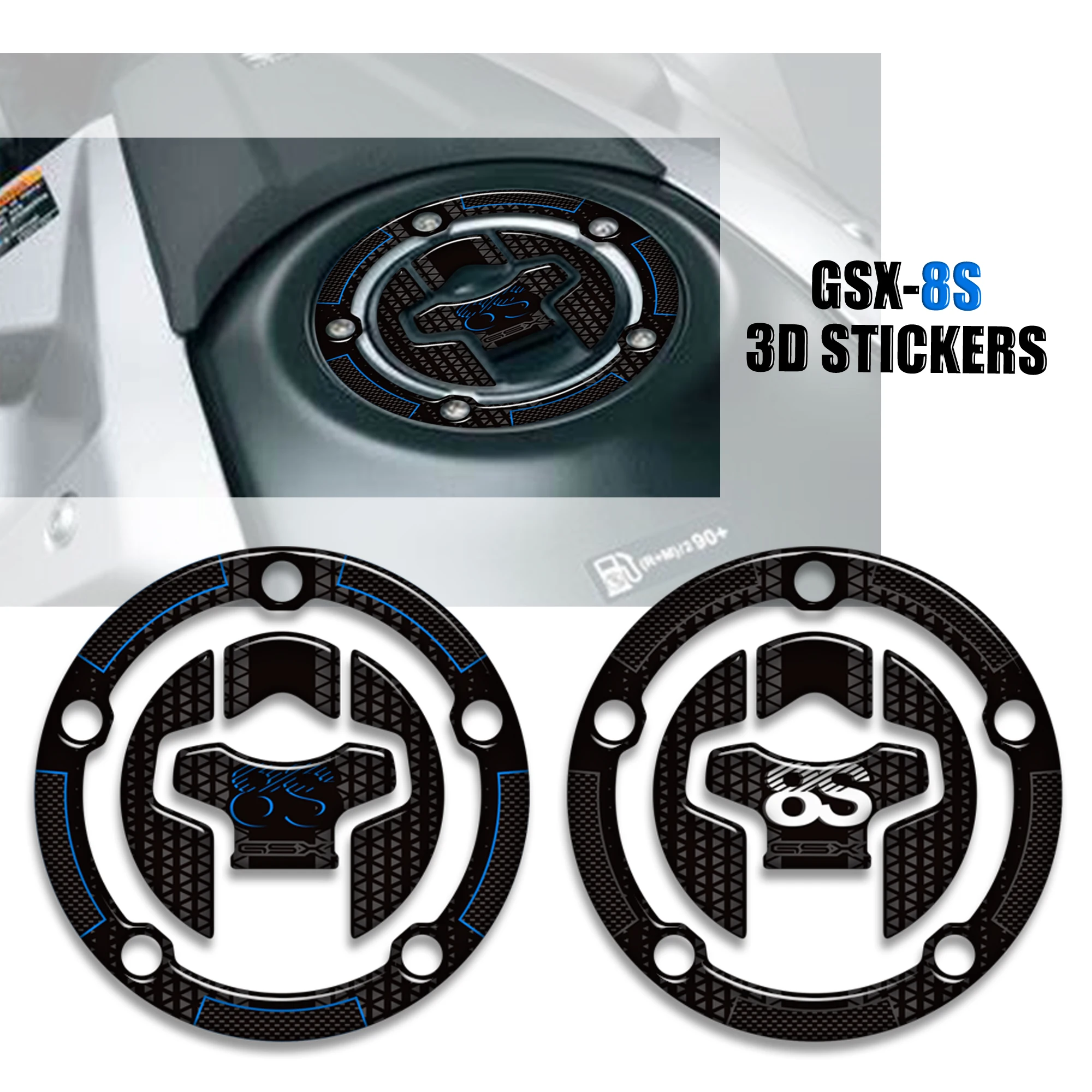 

GSX8S For Suzuki GSX 8S Protector Tank Pad Side Grips Gas Fuel Oil Kit Knee Stickers Decals adhesive Fairing Fender 2023-2025