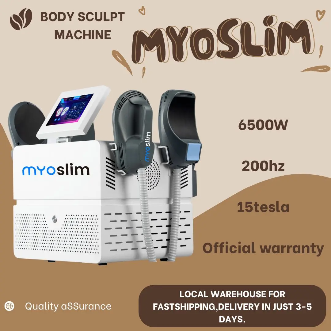

Машина для скульптуры MYoslim 15Tesla 6500 Вт EMS RF для похудения сжигания жира, стимуляция мышц, скульптура тела 15 электромагнитная терапия