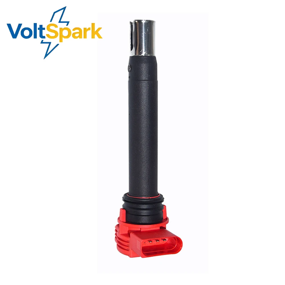 06H-905-115 Ignition Coil for VW/Audi 2.0T/1.8T/2.5/3.2/4.2L V8 - Direct Replacement, 4-Pin COP, Bosch, Copper