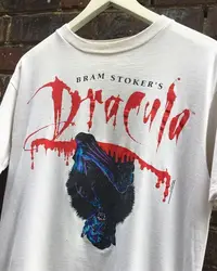 Dracula Bram Stoker Horror Graphic short sleeve T shirt Reprint Unisex NH1377