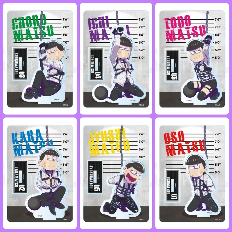 Osomatsu-san ANIME 15CM Osomatsu Karamatsu Acrylic Figure Stand Model Cosplay Toy Birthday Gift Ornament Keychain