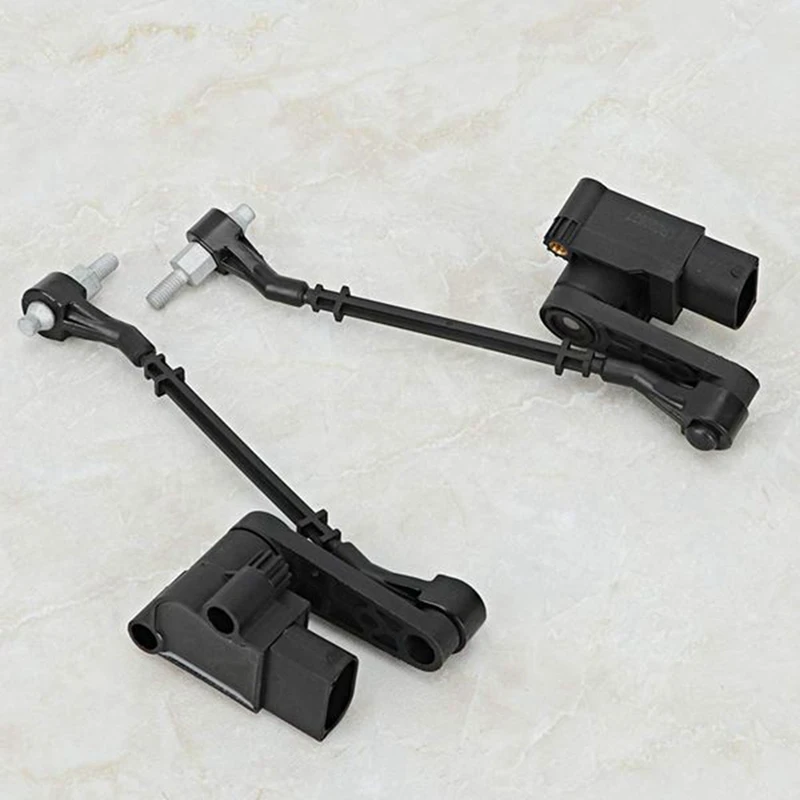 1 Pair Front Right Left Air Suspension Height Level Sensor Black Plastic For Range Rover L322 LR020627 LR020626