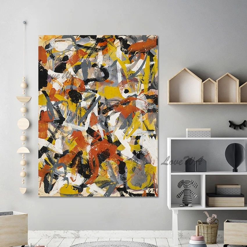 

Acrylic Modern Art Decor Picture Abstract Artwork Line Texture Design Oil Paintings On Canvas China Frameless Wall Hangings