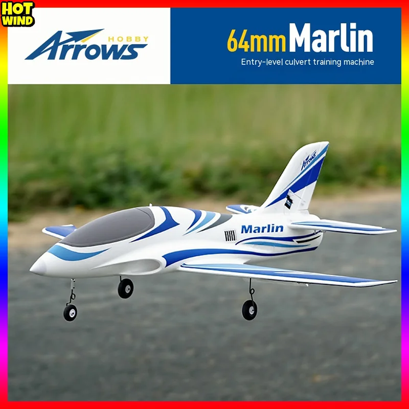 

Blue Arrow 64mm Culvert Sports Machine Marlin Fixed Wing Novice Electric Model Remote Control Aircraft Rc Plane Toy