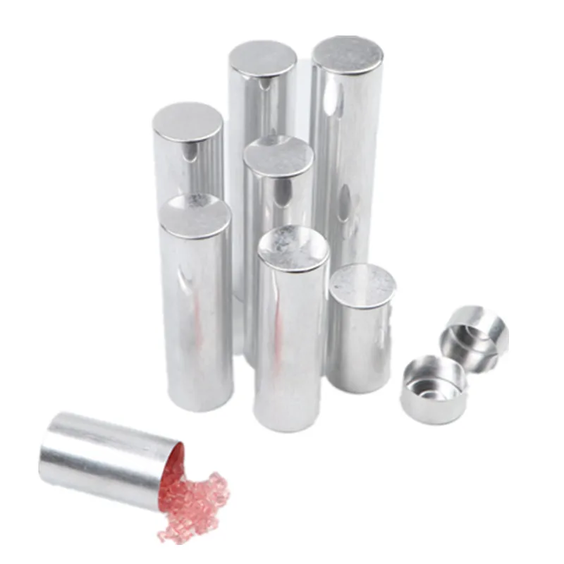 

100pcs Empty Tube Aluminum Cartridges With Cover 22mm Diameter Flexible Acrylic Dental Products Dental Dentistry Materials