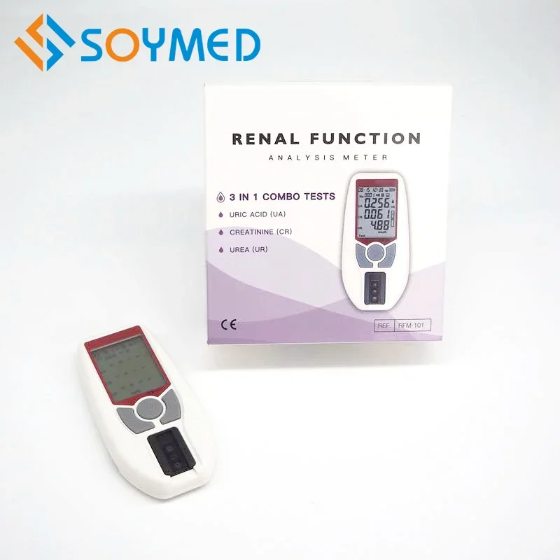 3 in 1 Kidney Renal Function meter Uric Acid Creatinine Urea Analysis analyzer Meter test machine SRF101