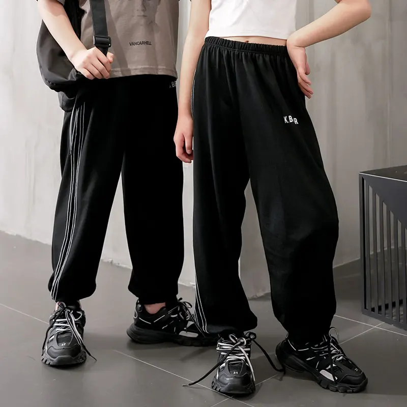 【LF】Kids Joggers 100-160cm Boys Girls Sport Long Pants Bloomers Trousers for Spring