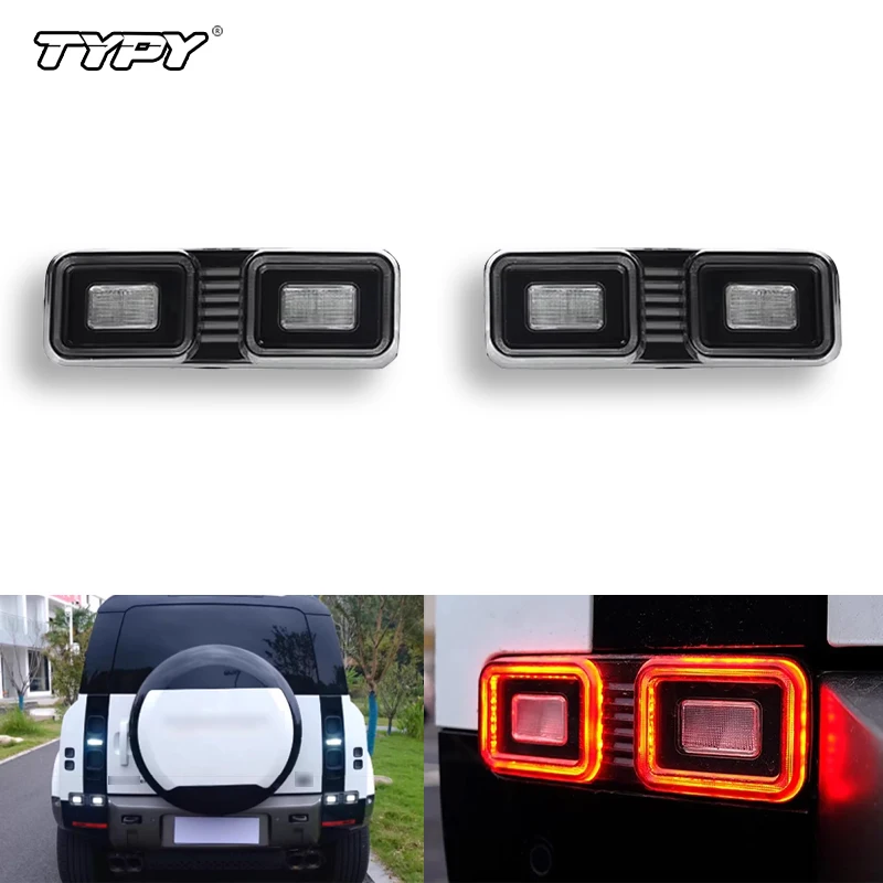 

TYPY Car Light Rear Bumper light for Land Rover Defender 90 110 130 2020-2025 LED Reversing light Brake light No coding