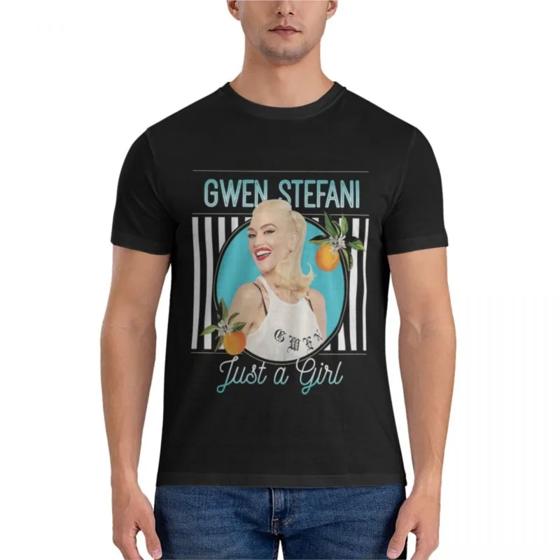 men t-shirt Gwen Stefani 2021 Fitted T-Shirt customized t shirts custom t shirts design your own summer male tee-shirt