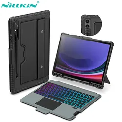 Magic Keyboard For Samsung Galaxy Tab S9 Plus Case Backlight Keyboard Case For Samsung Tab S8 Plus/Tab S9 /S9 FE+ Smart Cover