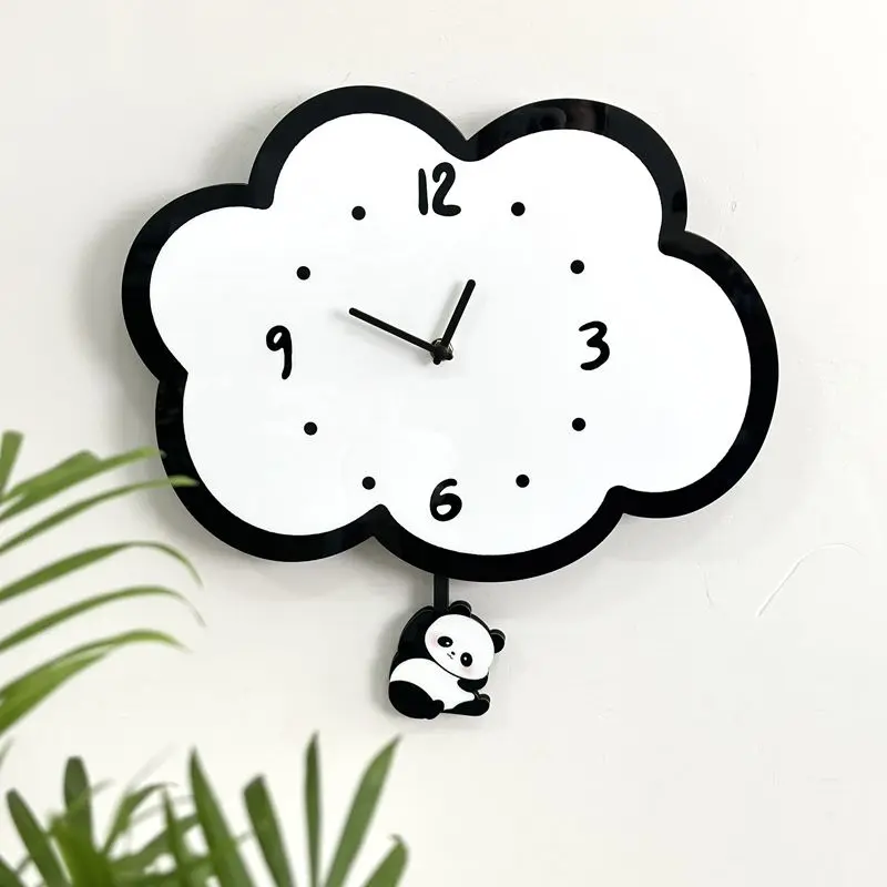 Design Wall Clocks Silent Wall Adhesive Clocks Modern Quartz Watch Interior Children's Clock for Bedroom Living Room Decoration