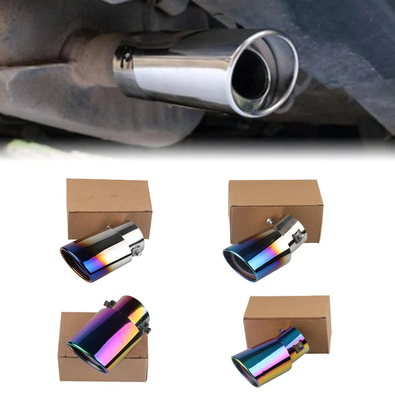 

Stainless Steel Car Exhaust Tip For BMW 2.5" to 3.3" Adjustable Decoration Chrome-Plated Finish Exhaust Tailpipe