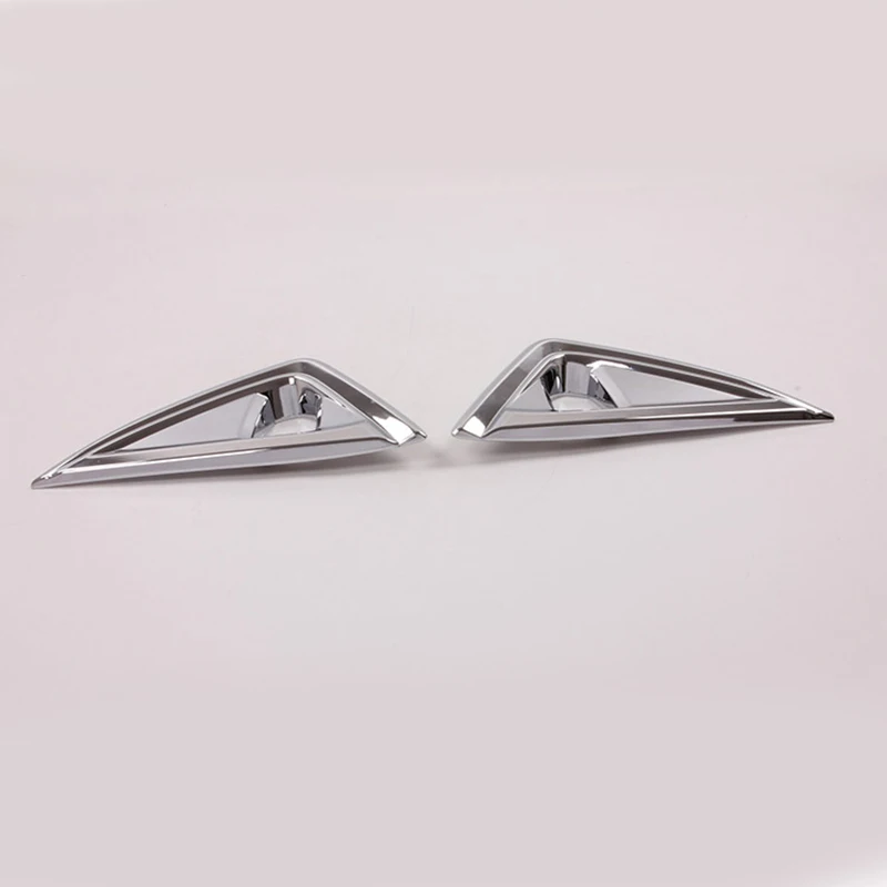 غطاء مصباح أمامي خارجي من الكروم ABS ، مصباح ضباب لتويوتا ألفارد فيلفاير-من ملحقات السيارة