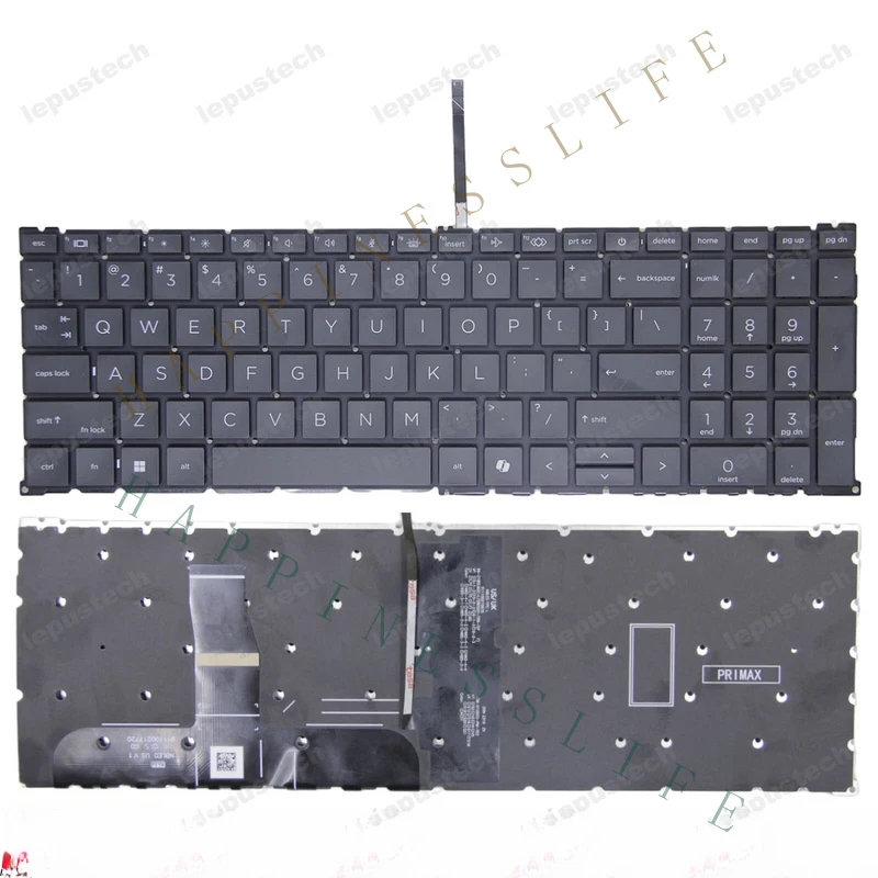 OM+ PARA HP ZBook Fury 16 G9 G9V ZBook Fury G10 teclado retroiluminado en inglés (EE. UU.) negro