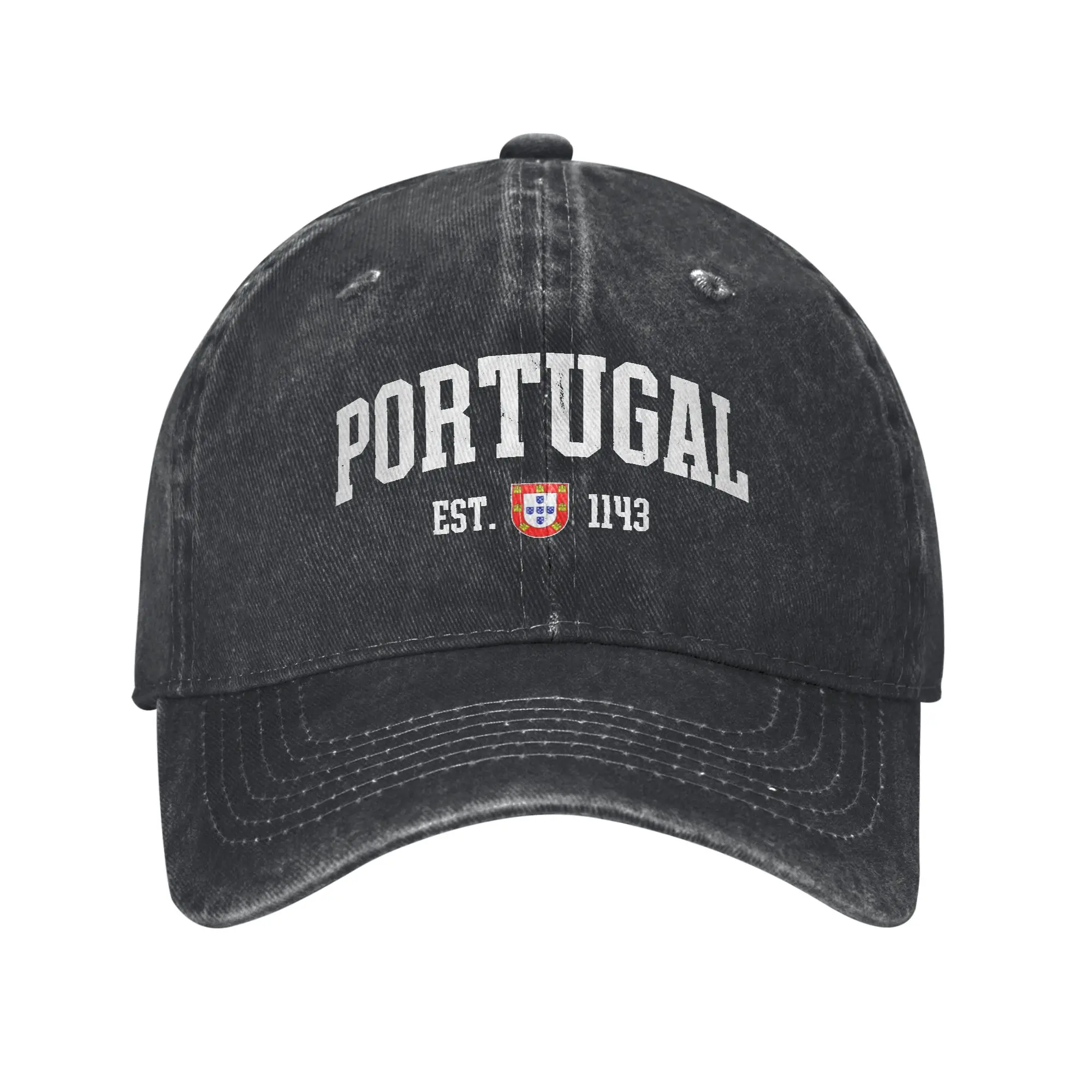 Baseball Cap Portugal Est. 1143 Summer y2k Retro Trucker Hat Portuguese Flag Men  Hot Sale Snapback Cap