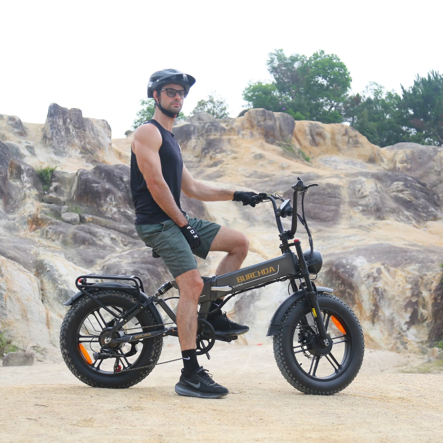 Folding electric vehicle double drive electric bicycle integrated wheel R7 dual motor 20 inch European Union fat tire EBIKE fact