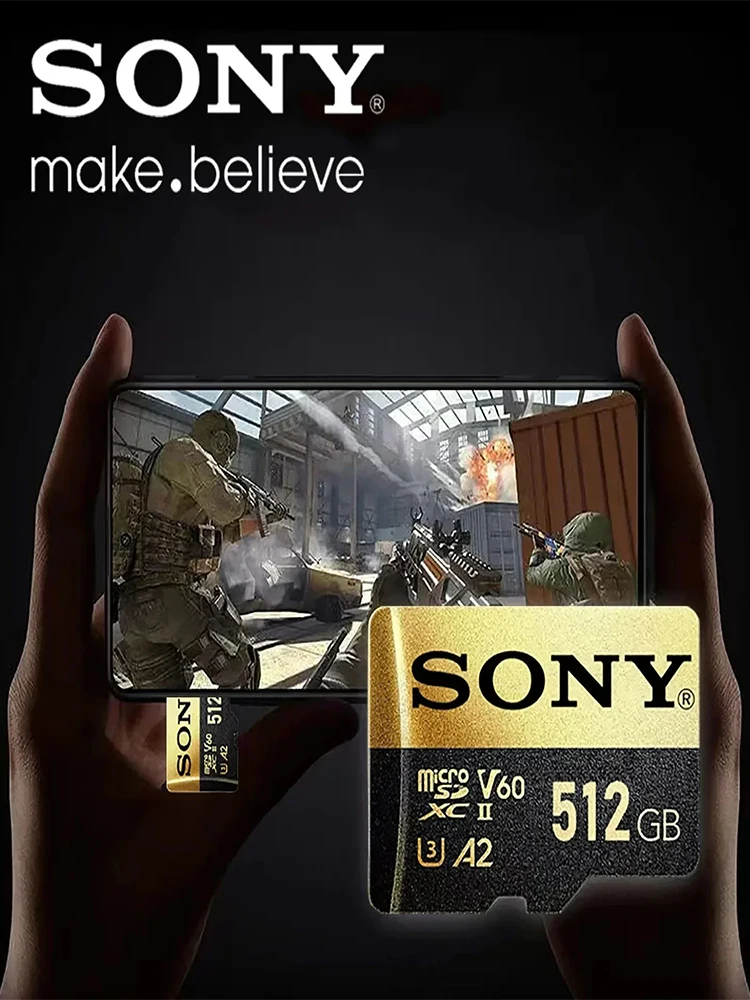 1TB Sony Ultra Micro SD/TF Flash Card 128GB 256 GB 1TB 512GB Micro SD Card 64 128 256 GB Micro SD Phone e Computer