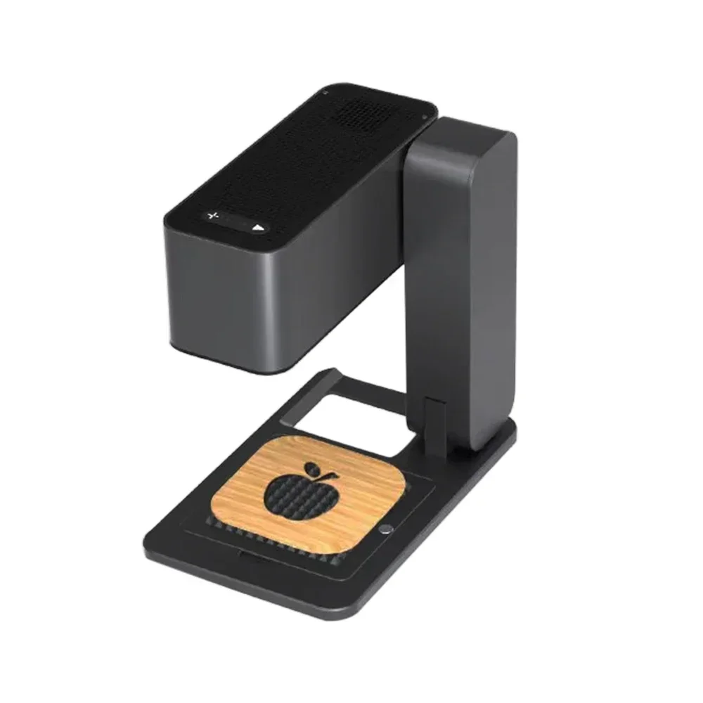 NOUVELLE mini machine de gravure pliante pour logo cuir bambou