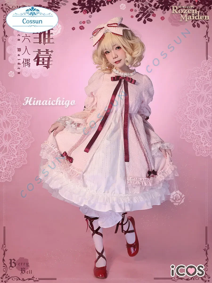 

Anime Rozen Maiden Cosplays Hinaichigo Cosplay Costume Kleine Beere Lolita Dresss Female Halloween Anime Cute Outfits