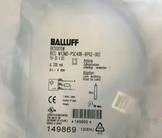 

BES M12MD-PSC40B-BP02-003 Бесконтактный переключатель PNP нормально разомкнутый датчик