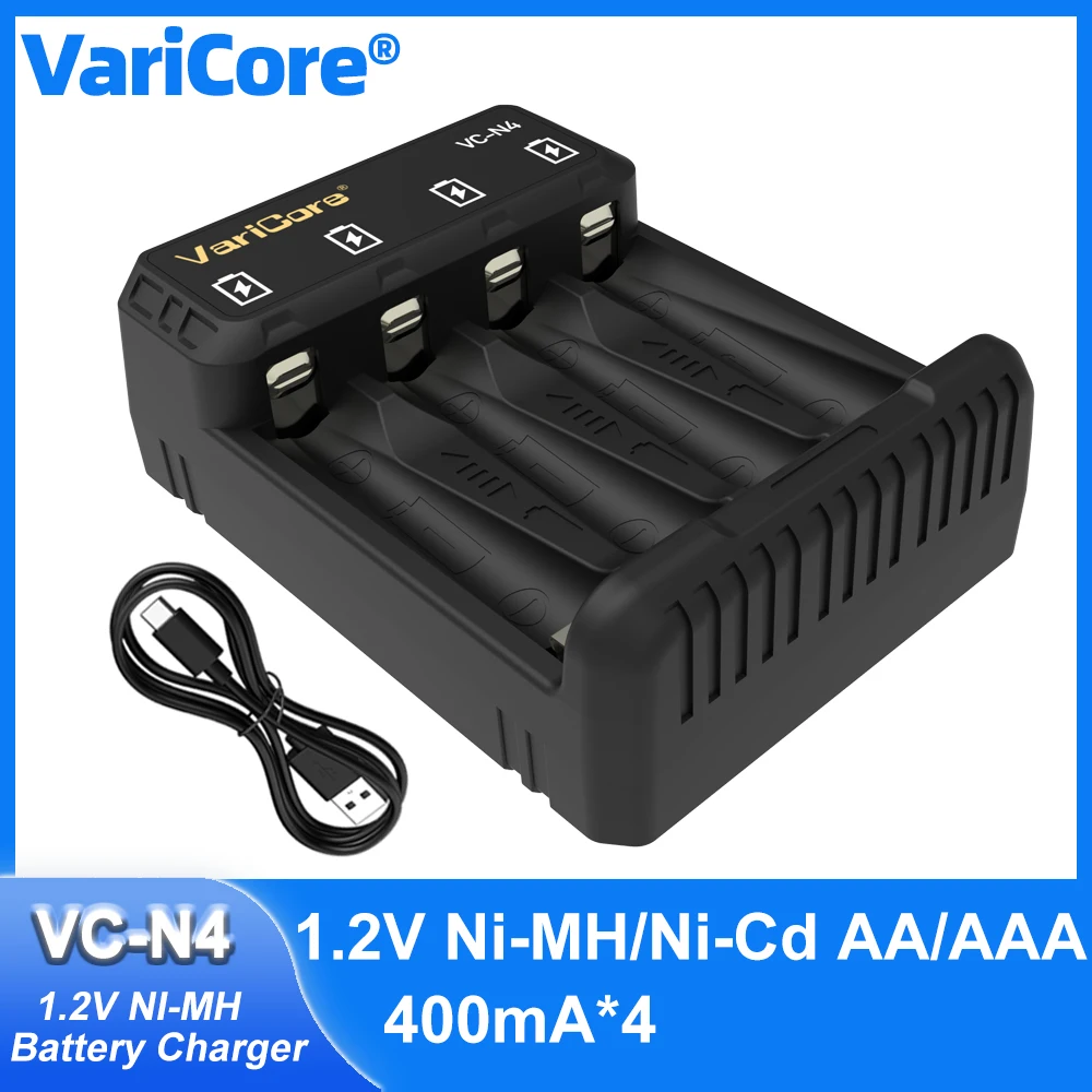 LiitoKala Lii-M4 18650 Màn Hình LCD Hiển Thị Đa Năng Sạc Thông Minh Kiểm Tra Dung Lượng Cho 26650 18650 21700 18500 AA AAA V. V 4 Khe Cắm