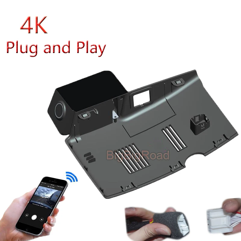 

For Neta V 2021 2022 2023 4K Plug And Play Car Video Recorder Wifi DVR Dash Cam Camera FHD 2160P